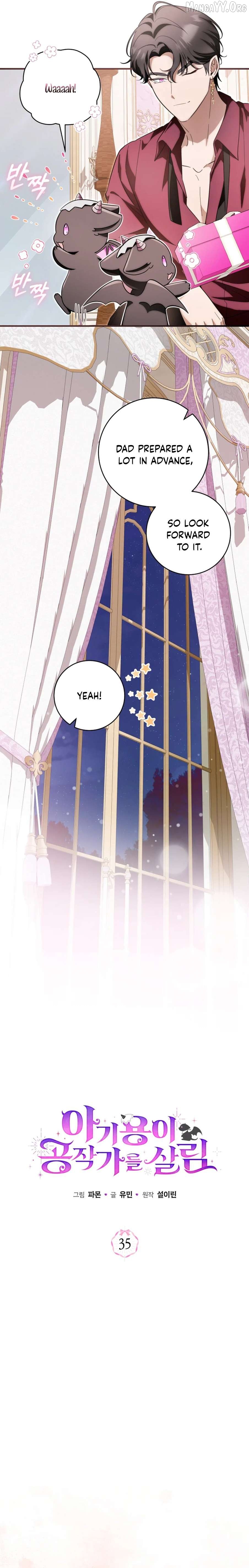 Read Baby Dragon to the Duke's Rescue Manga Online