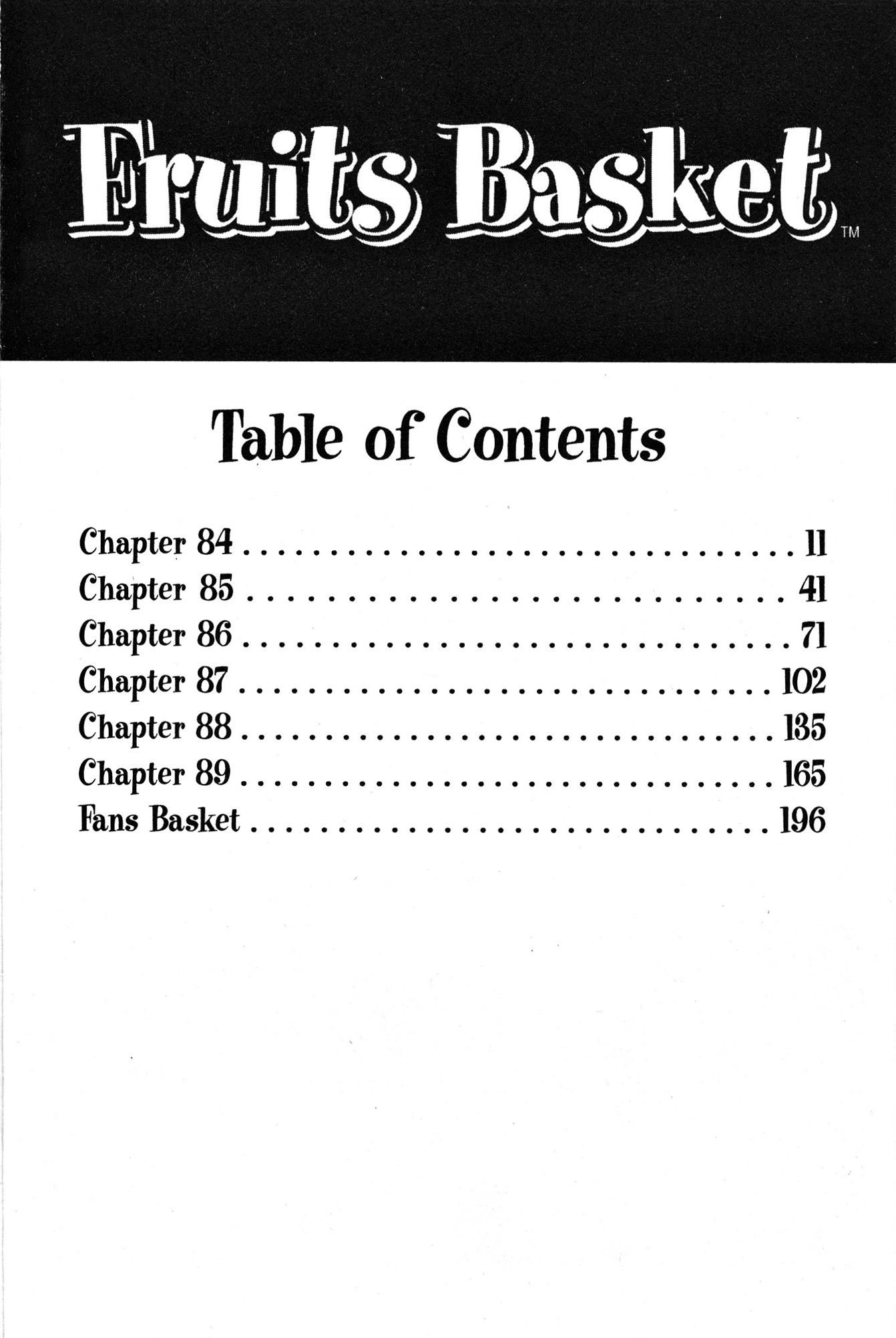 Read Fruits Basket Manga Online