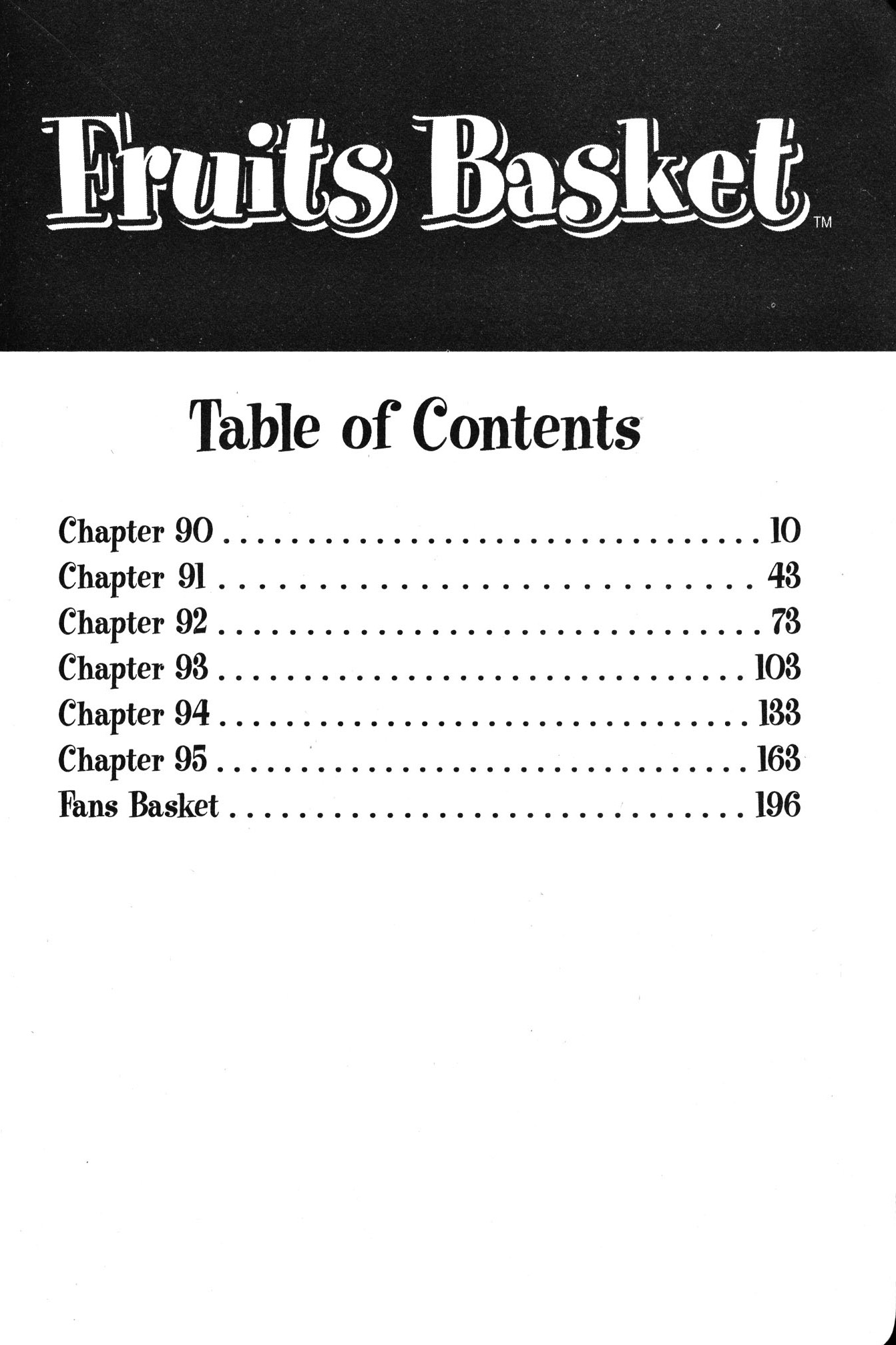 Read Fruits Basket Manga Online