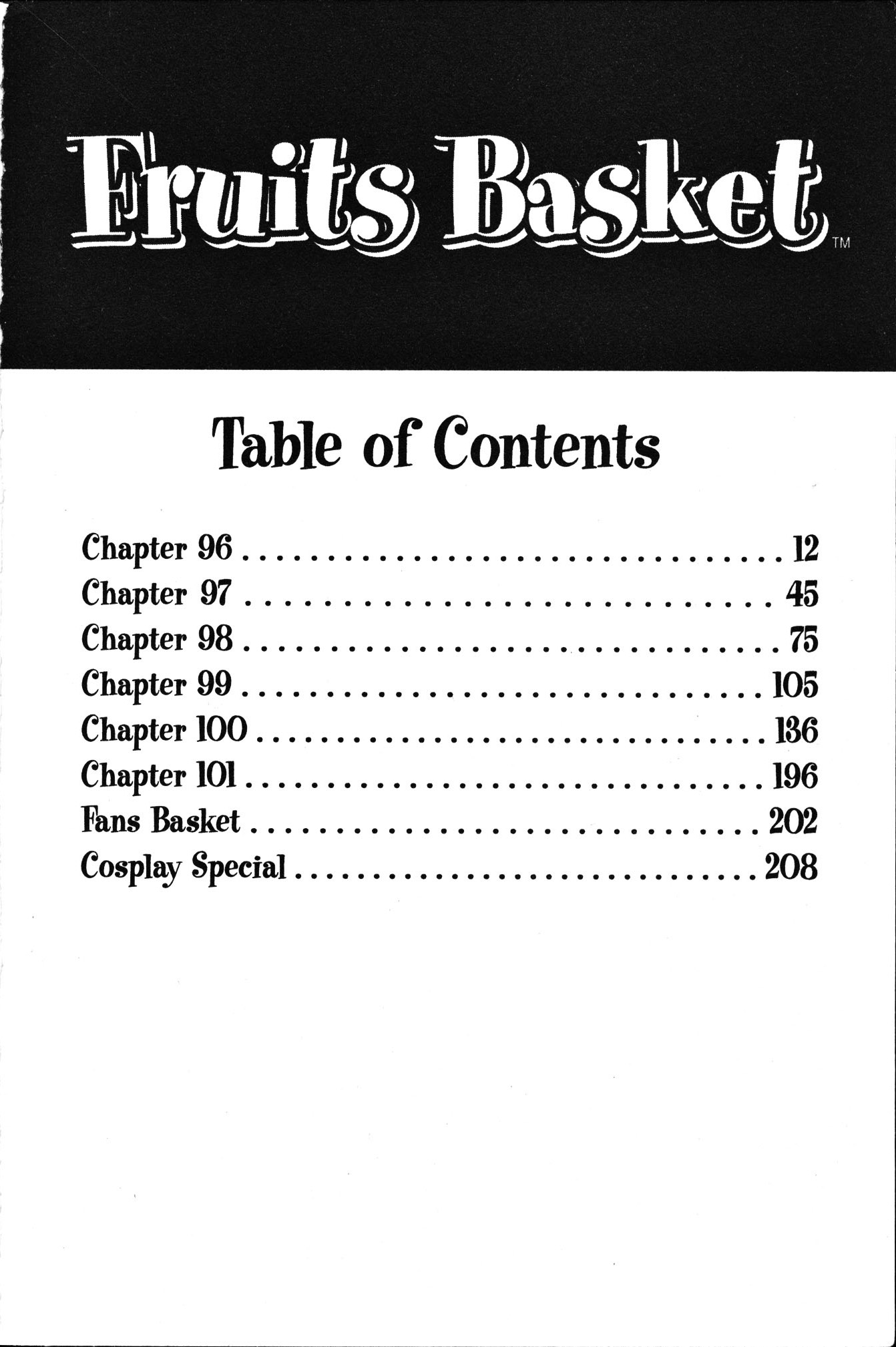 Read Fruits Basket Manga Online