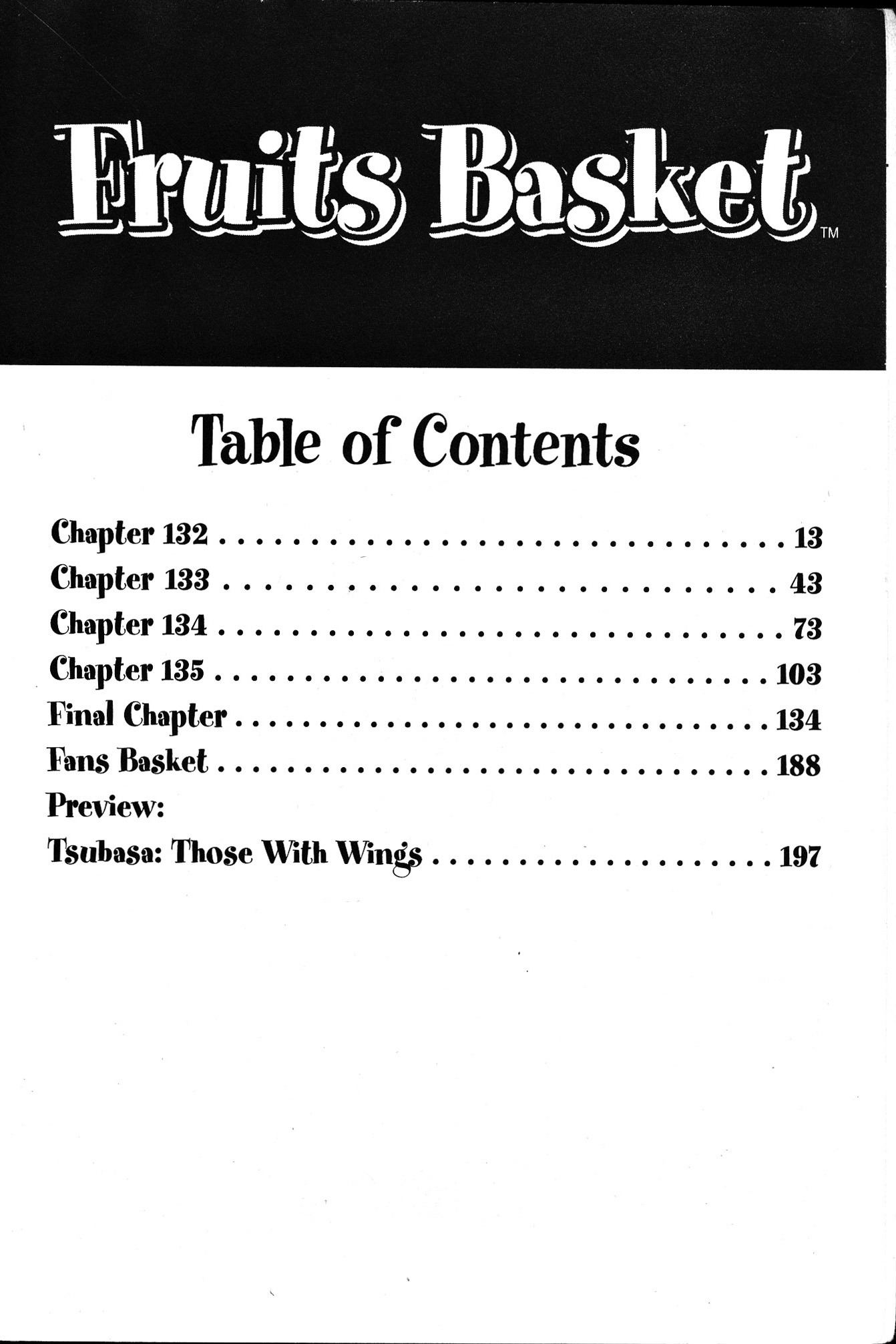 Read Fruits Basket Manga Online