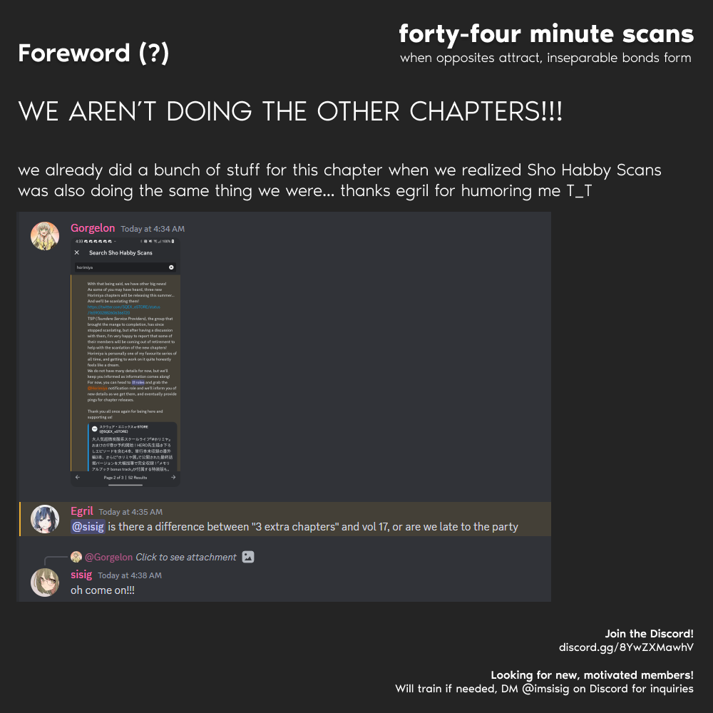 Read Horimiya Manga Online