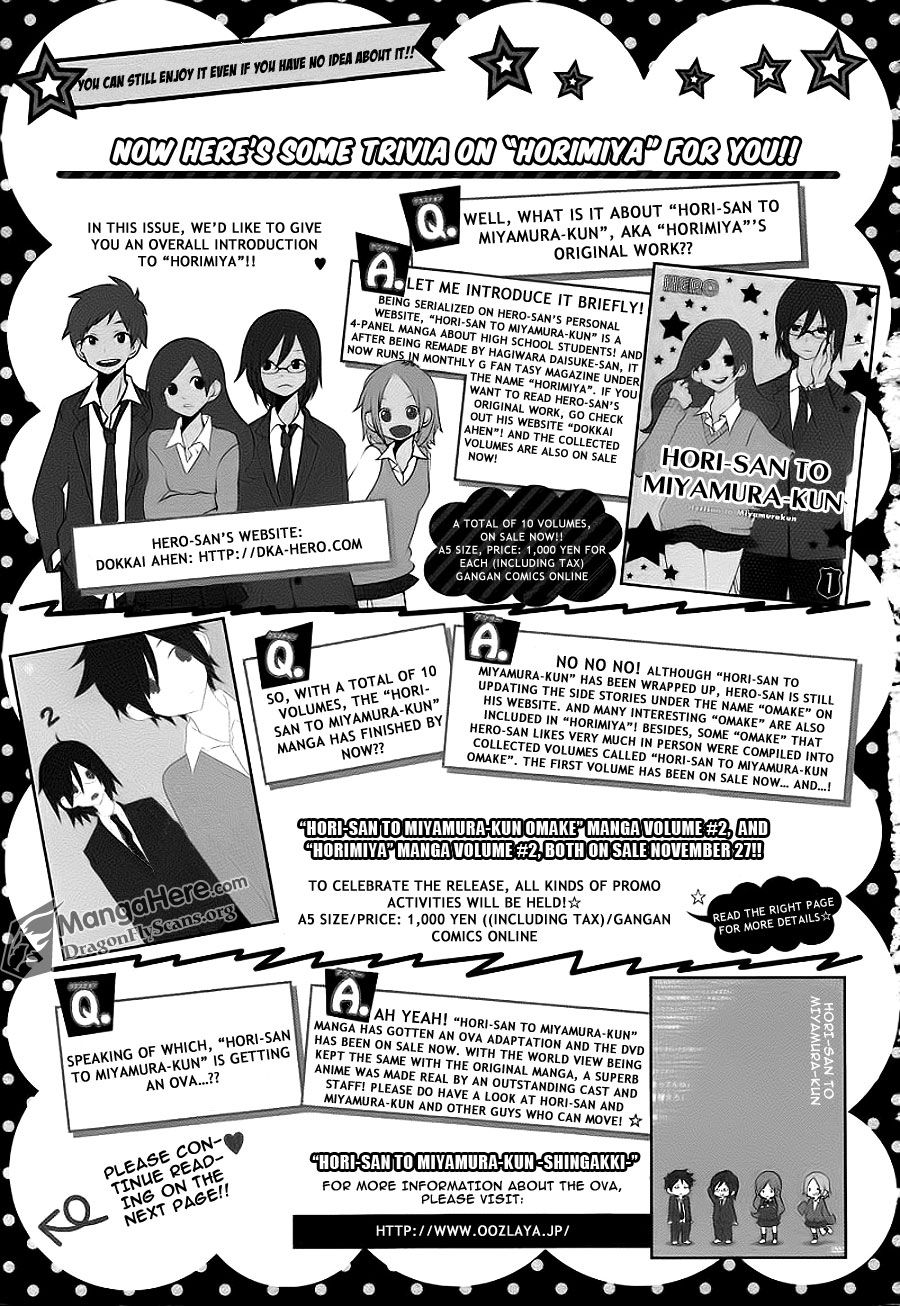 Read Horimiya Manga Online