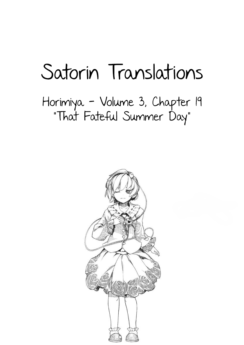 Read Horimiya Manga Online