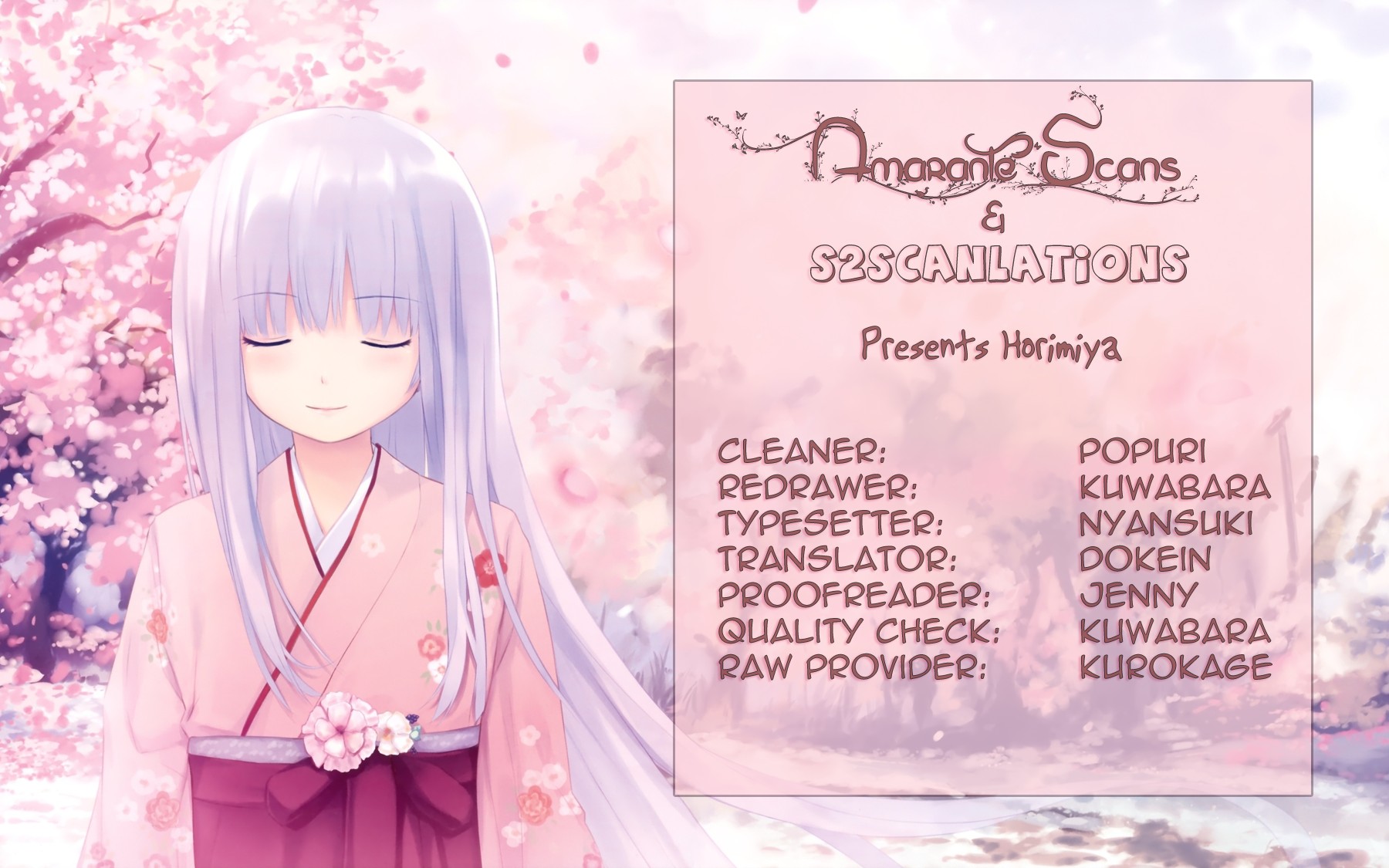 Read Horimiya Manga Online