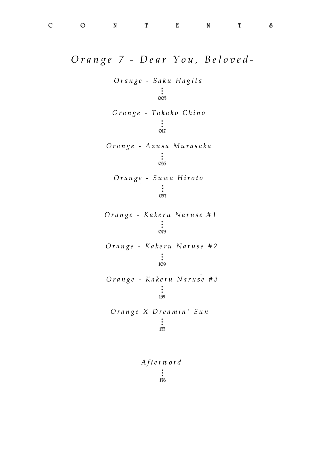 Read Orange Manga Online