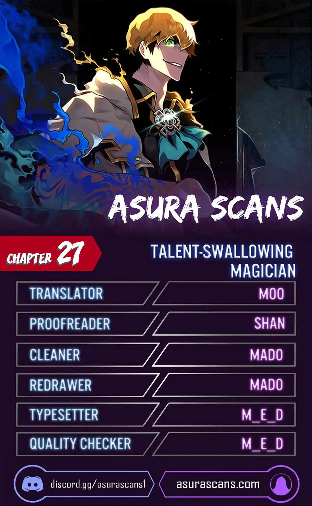 Read Talent-Swallowing Magician Manga Online