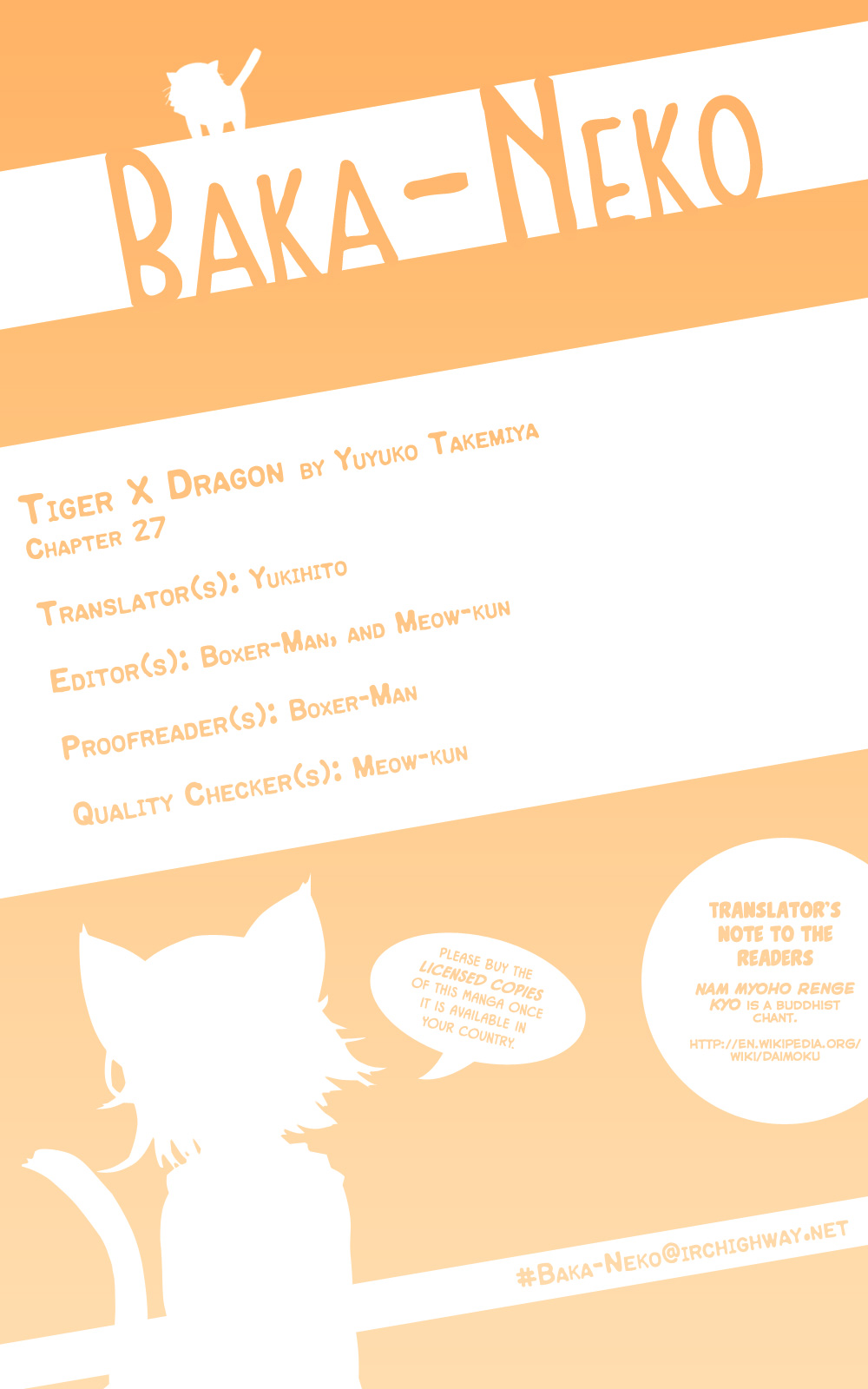 Read Toradora! Manga Online