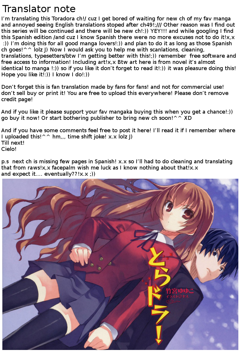 Read Toradora! Manga Online