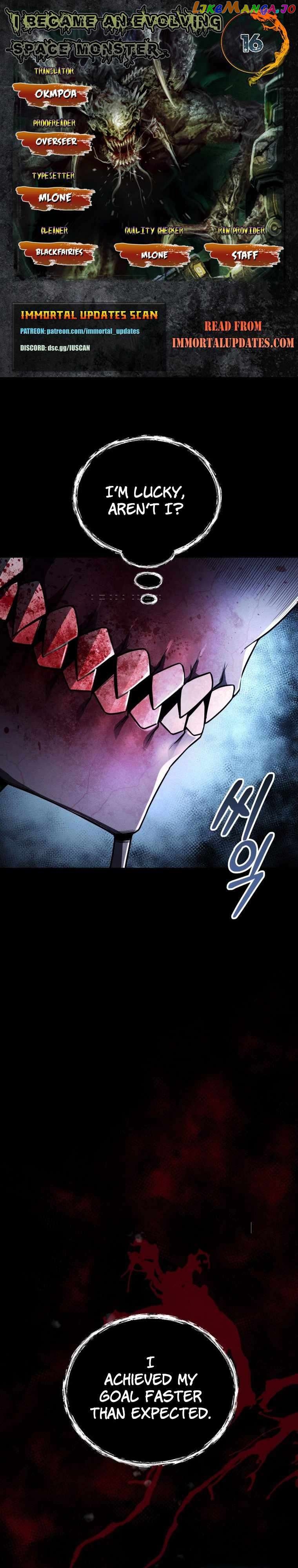 Read i became an evolving space monster Manga Online