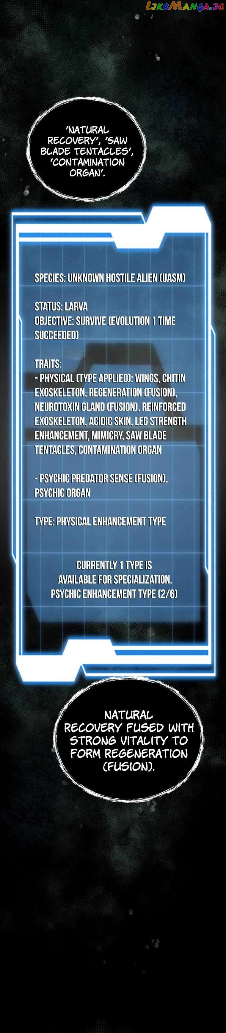 Read i became an evolving space monster Manga Online