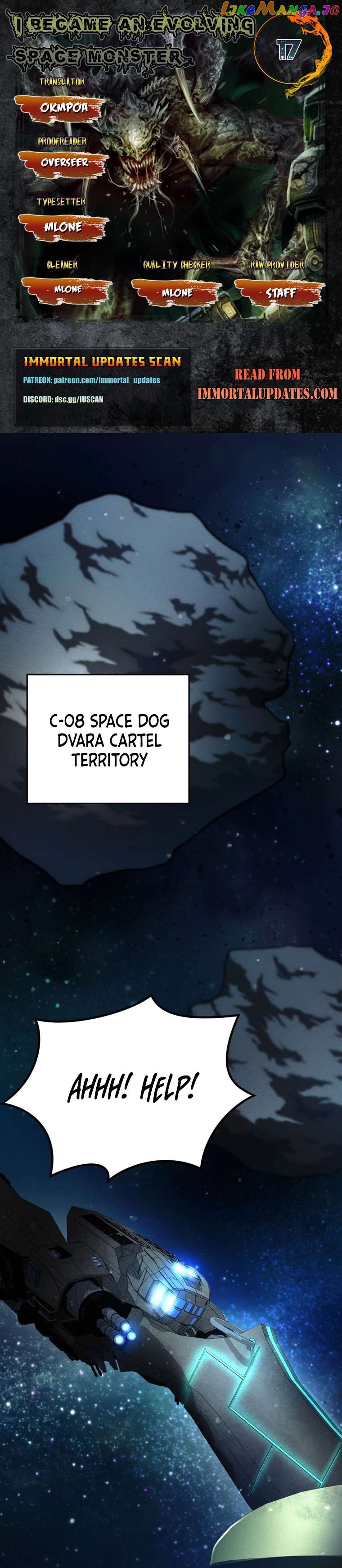 Read i became an evolving space monster Manga Online