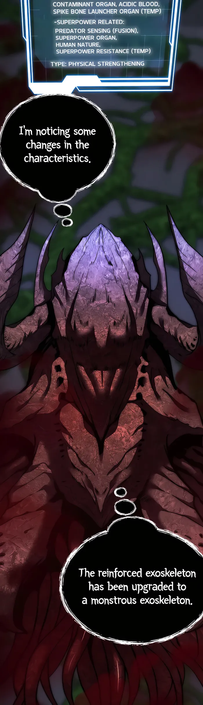 Read i became an evolving space monster Manga Online