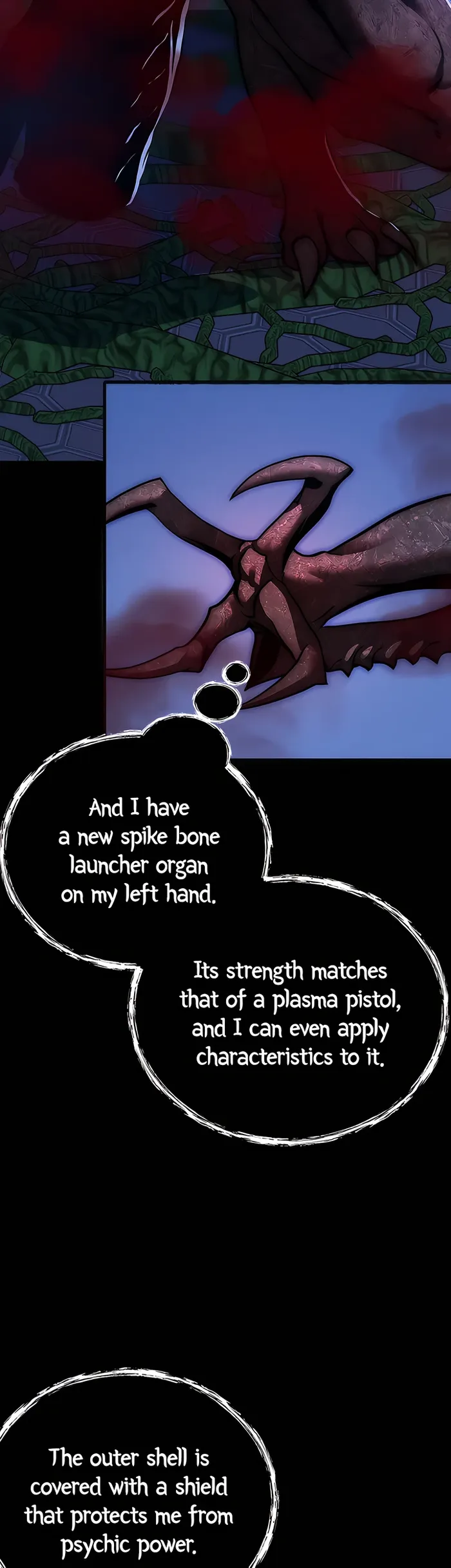 Read i became an evolving space monster Manga Online