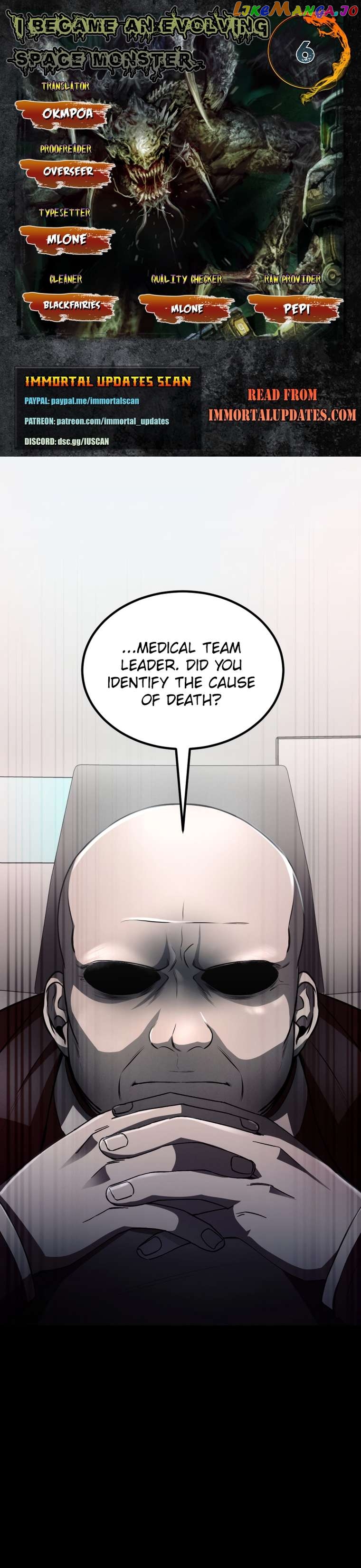 Read i became an evolving space monster Manga Online