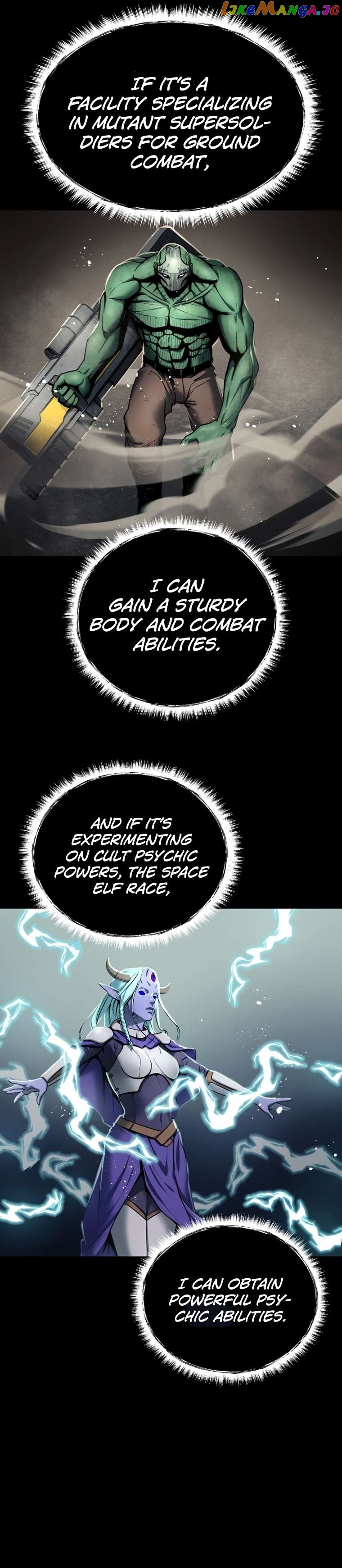 Read i became an evolving space monster Manga Online