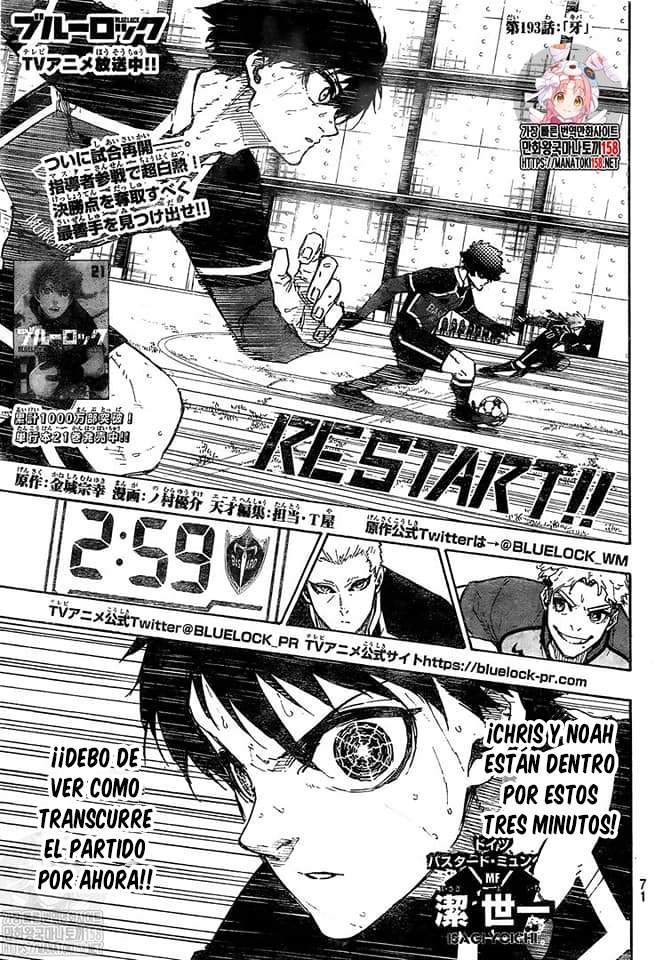 Read Blue Lock manga online español Manga Online