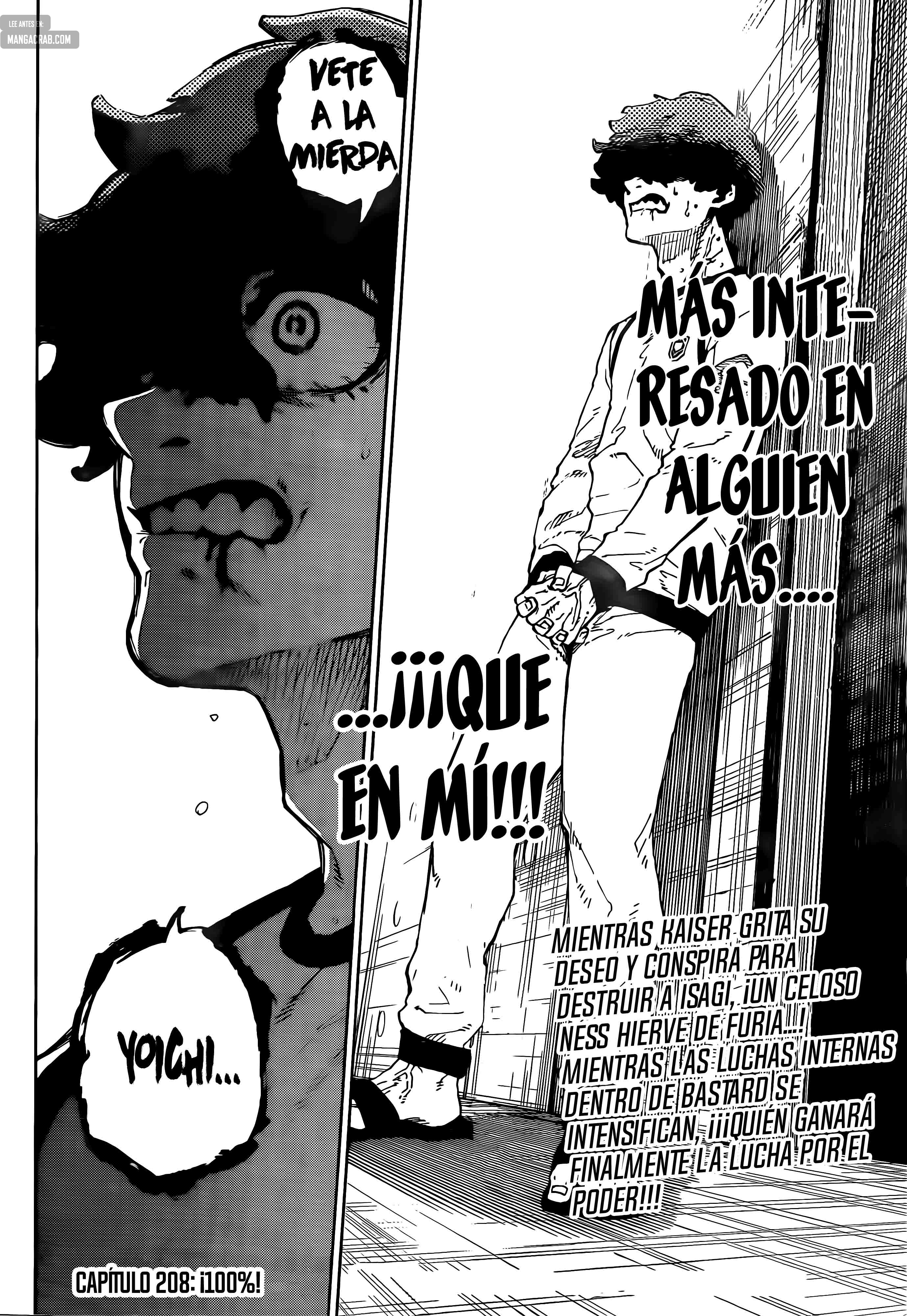 Read Blue Lock manga online español Manga Online