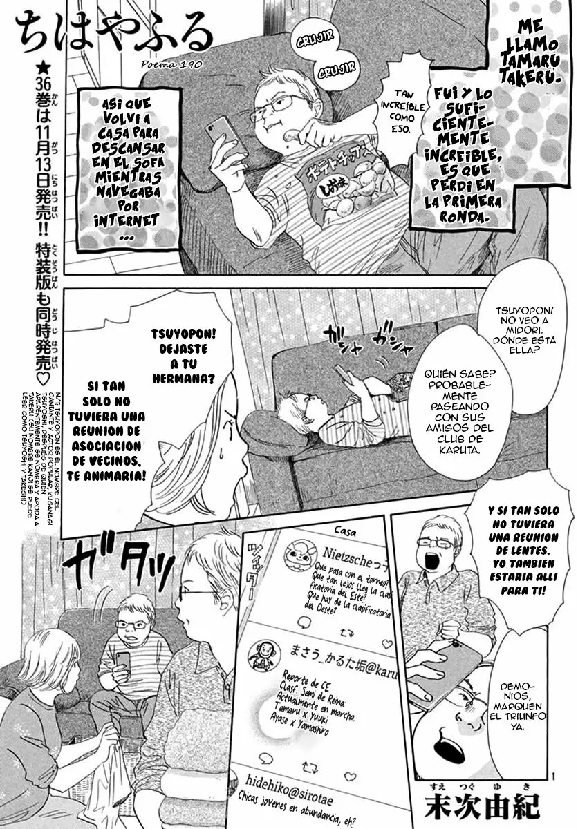 Read Chihayafuru es Manga Online